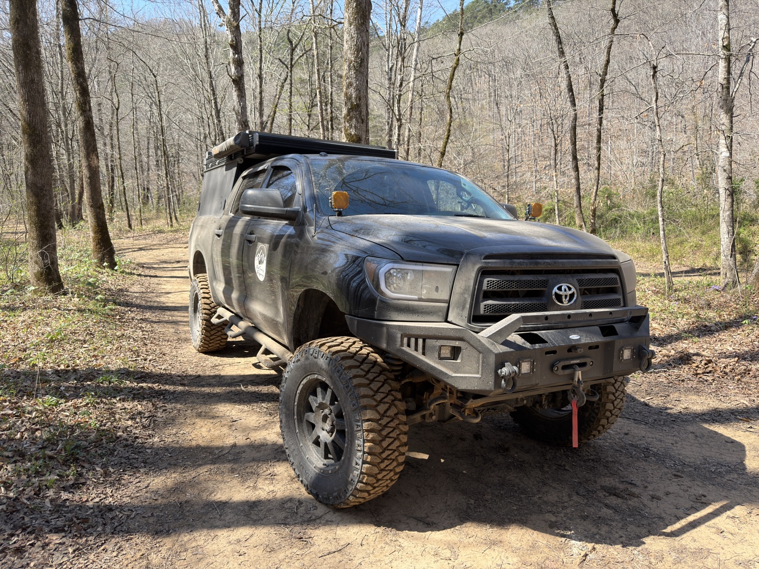 Tundra on trail